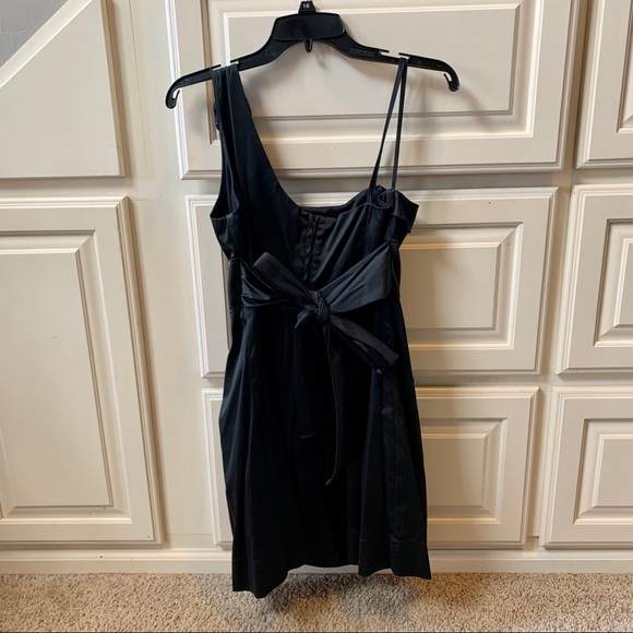 Asymmetrical Little Black Dress Roses Juniors 13 - Picture 5 of 6